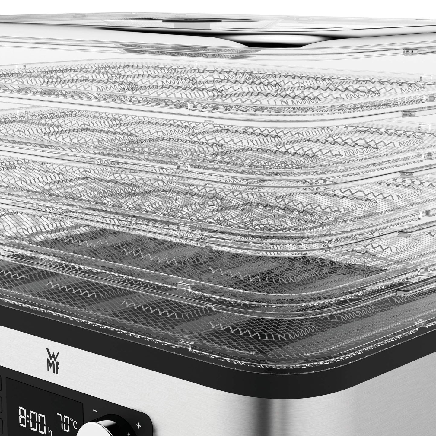 Deshidratador de Alimentos – 5 Bandejas, Temporizador 24h, Inox